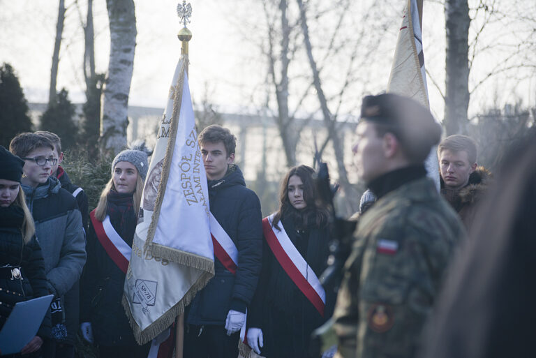Uroczysty ponowny pochówek uczestników powstania wielkopolskiego 1918-1919 i ich rodzin w kolumbarium na Junikowie; 21.12.2016 r. Fot. UMP.