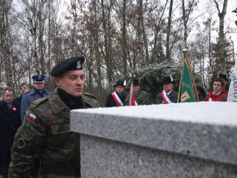 Uroczysty ponowny pochówek uczestników powstania wielkopolskiego 1918-1919 i ich rodzin w kolumbarium na Junikowie; 27.12.2014 r. Fot. epoznan.pl.