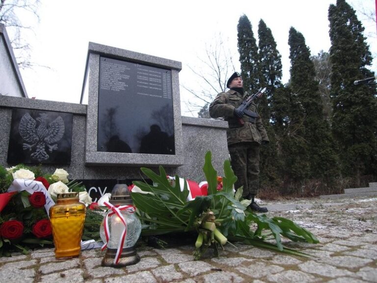 Uroczysty ponowny pochówek uczestników powstania wielkopolskiego 1918-1919 i ich rodzin w kolumbarium na Junikowie; 27.12.2014 r. Fot. epoznan.pl.